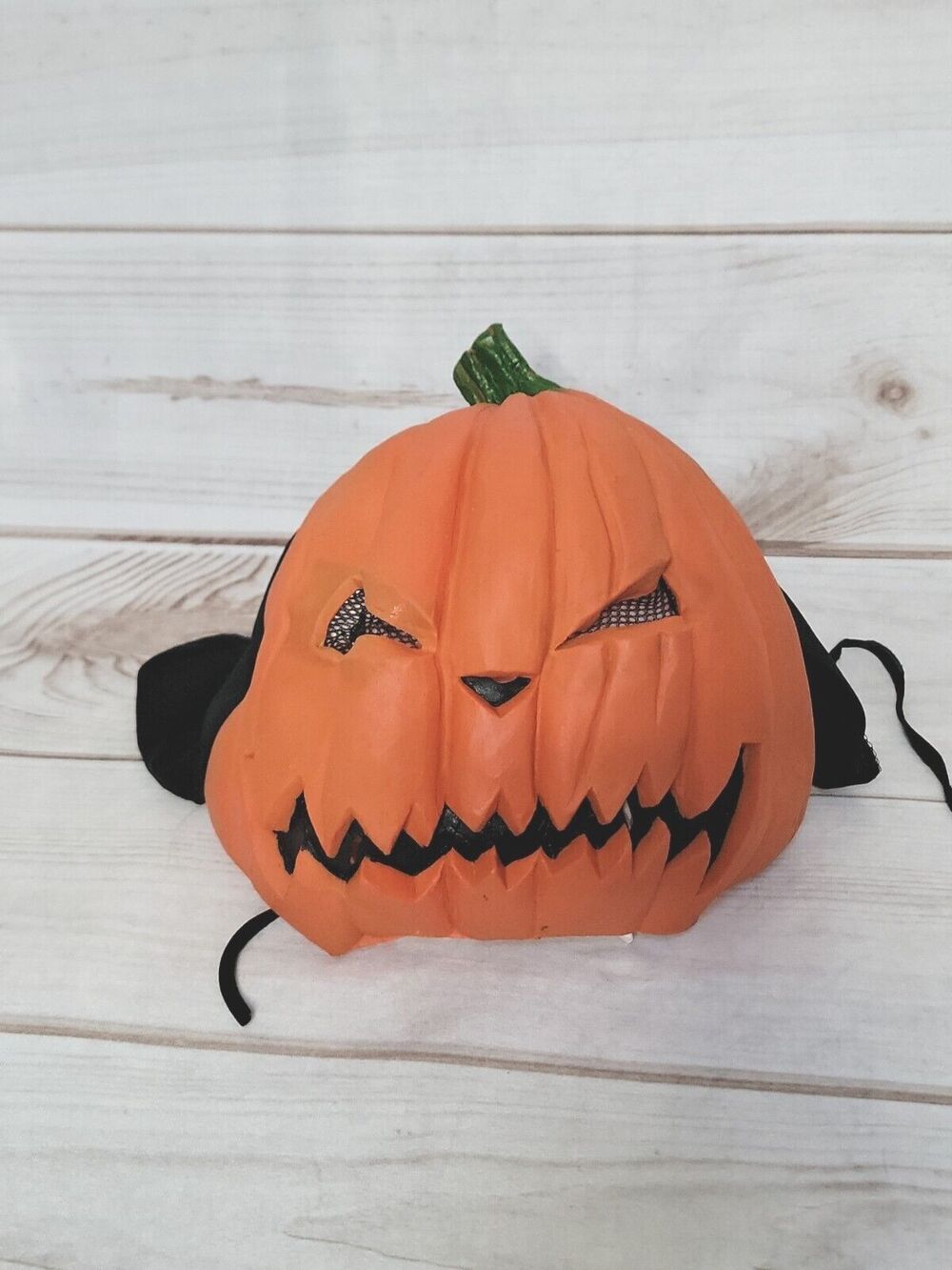 Vintage 1995 Scarecrow Pumpkin Halloween Mask The Paper Magic Group
